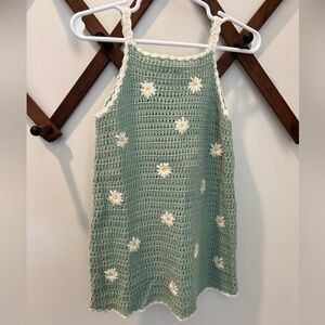 Zara dress crochet toddler girl size 2-3